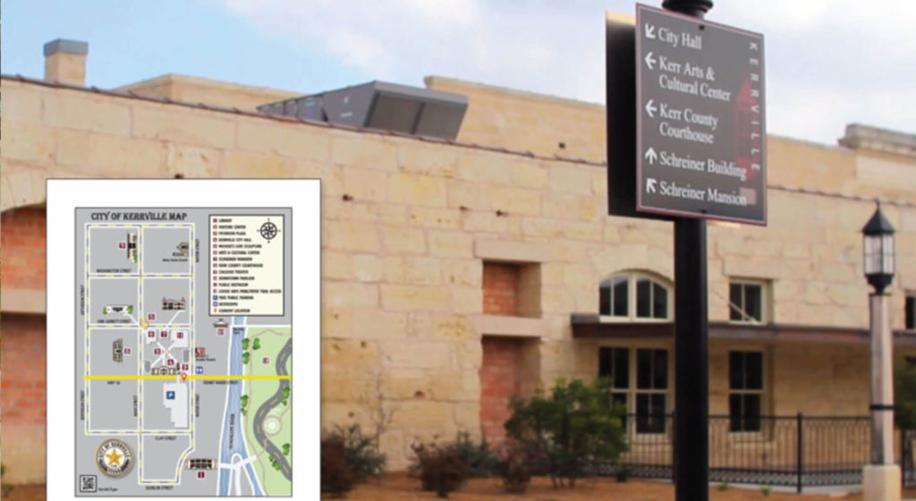 civic wayfinding project in texas